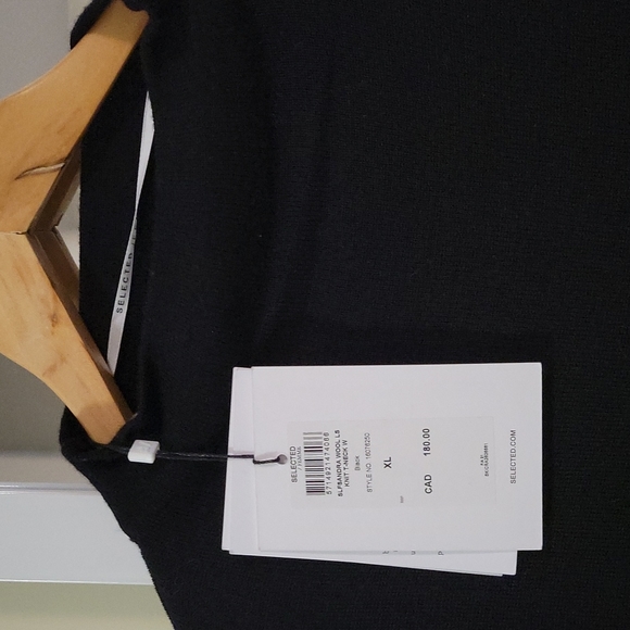 Selected wool knit femme shirt - Picture 2 of 2